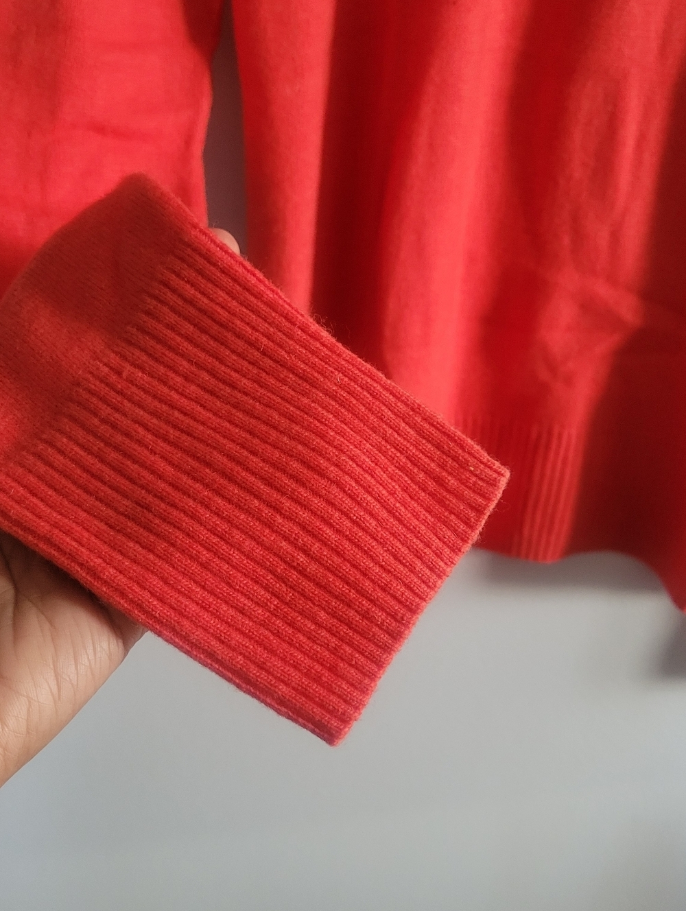 J. Crew Women's Crewneck Sweater - Bright Red - Picture 8 of 10